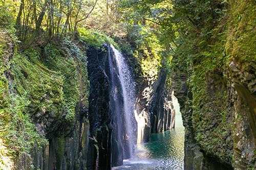 滝の写真,宮崎県高千穂峡（00396）