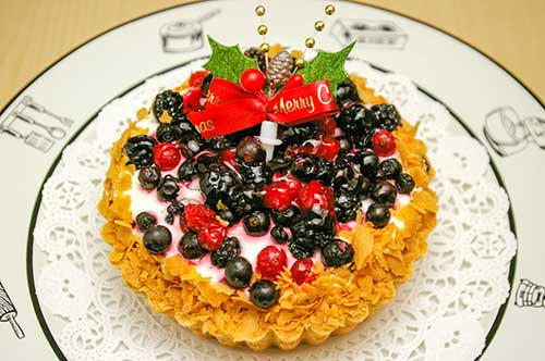 フルーツタルトケーキ,クリスマスケーキ（00633）