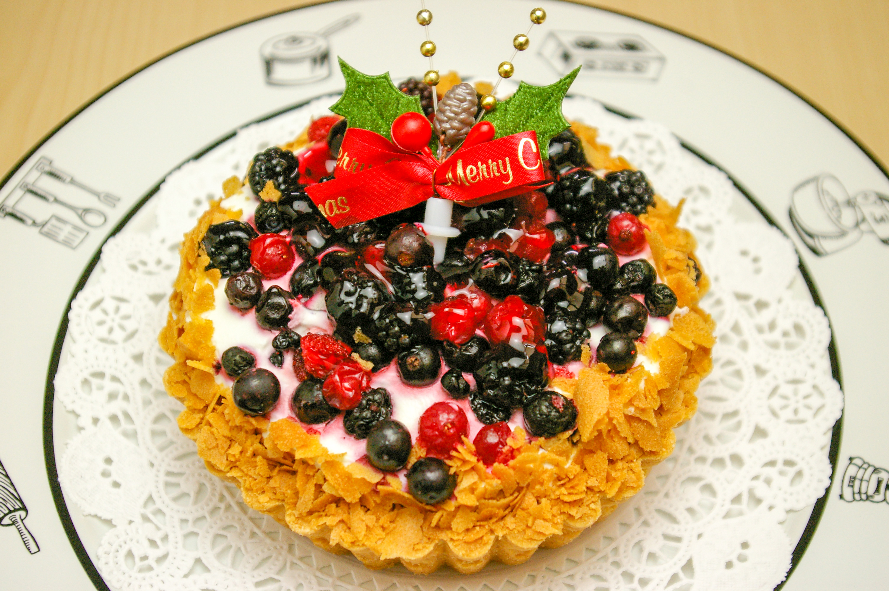 フルーツタルトケーキ,クリスマスケーキ（00633）