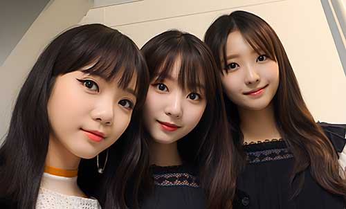 ３人組アイドル