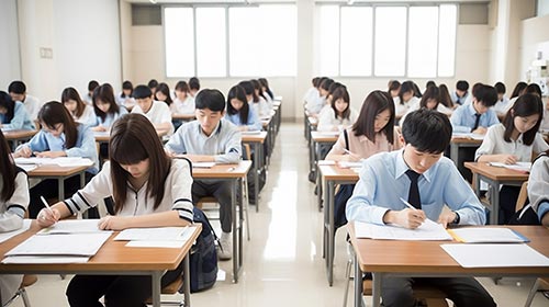 中学・高校の授業風景