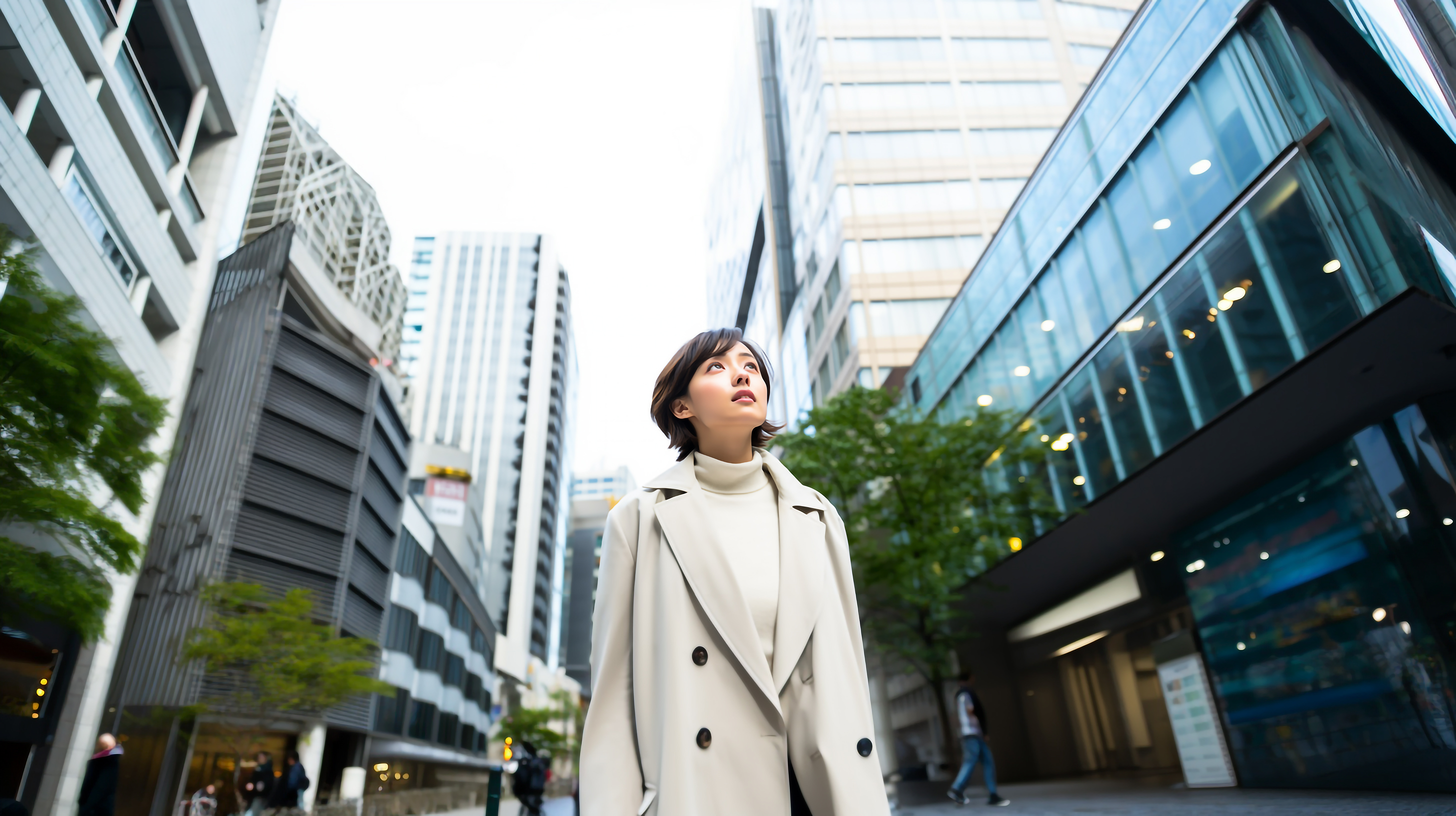 初めて都会に出てきた若い女性