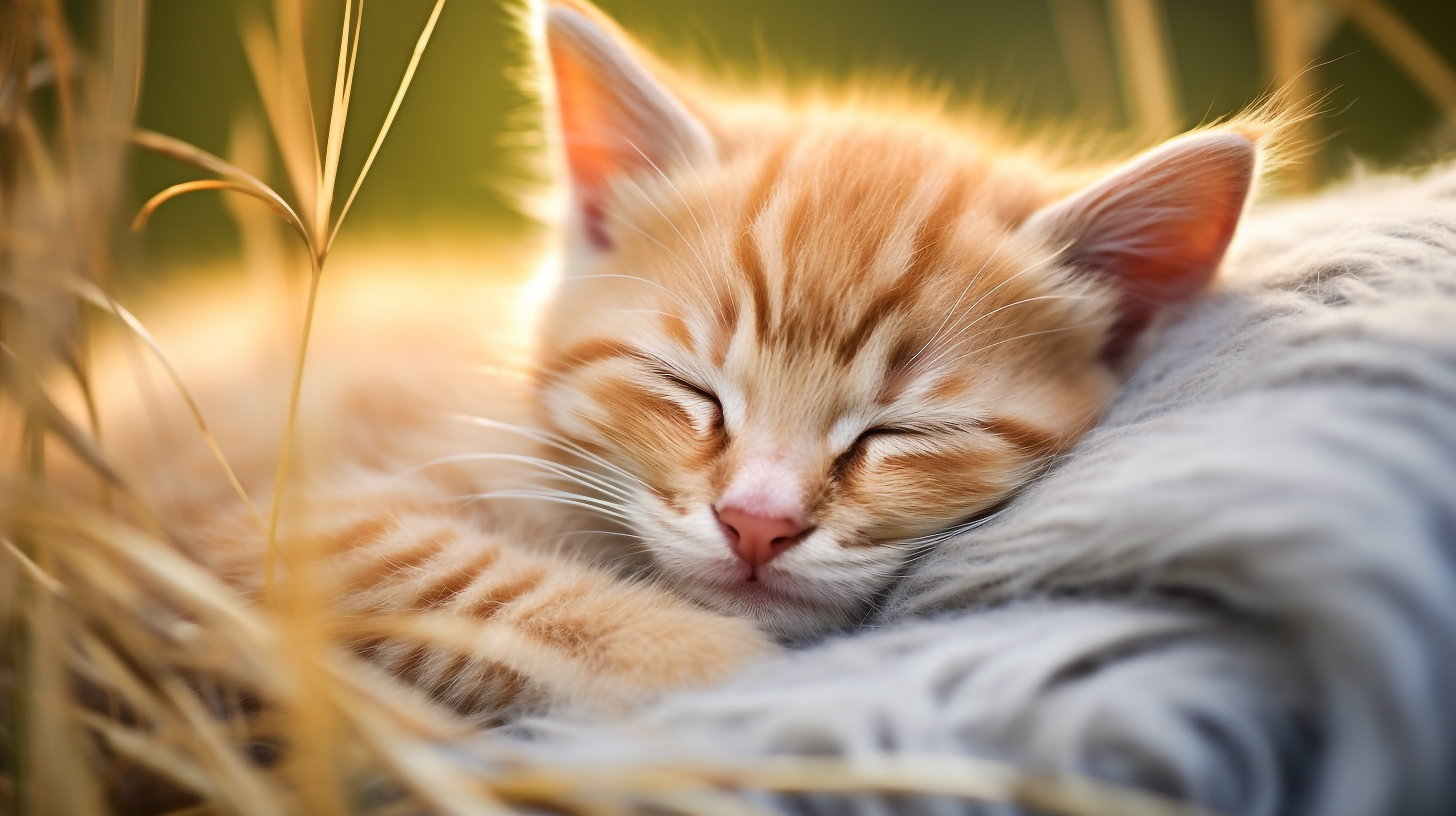 お昼寝中の子猫
