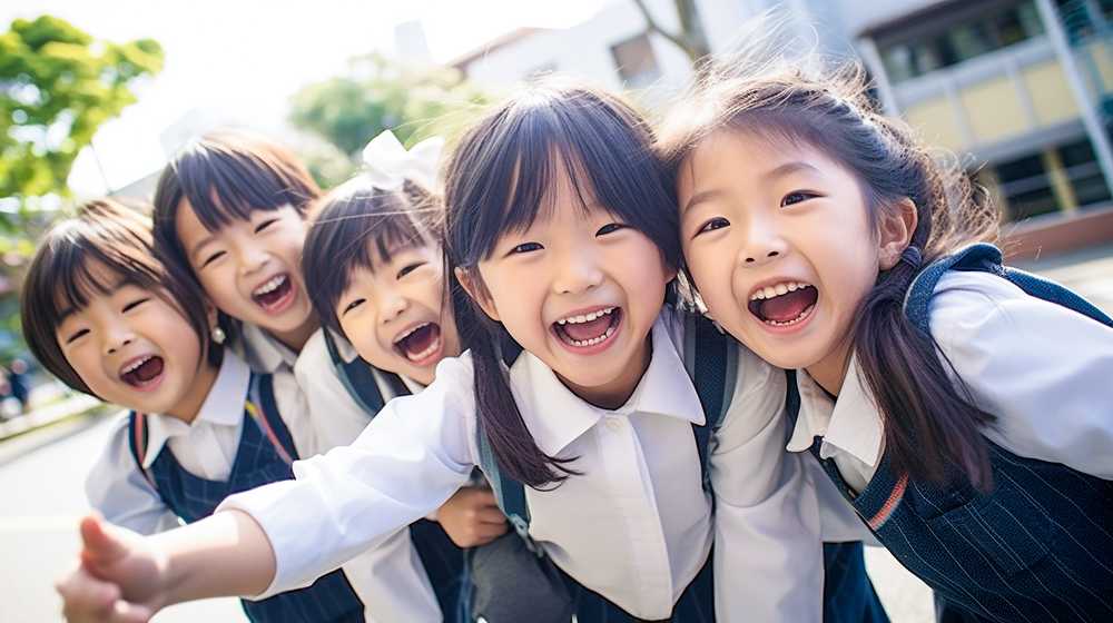 小学校低学年の女児たち