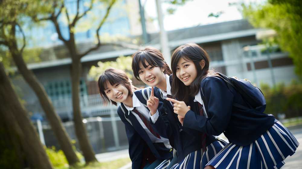 高校生の女子たち
