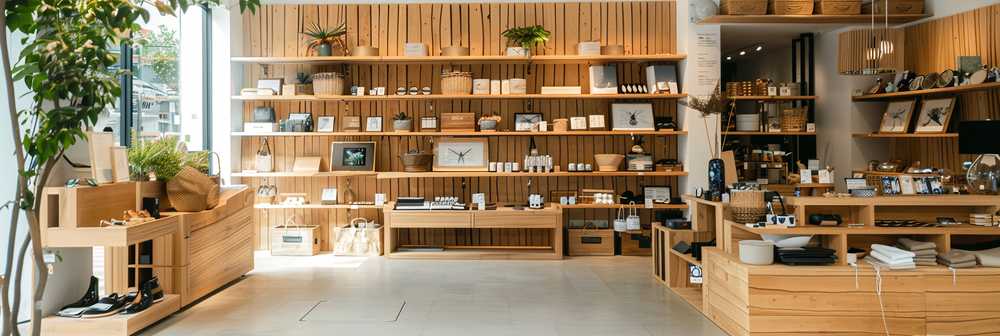 雑貨ショップの店内