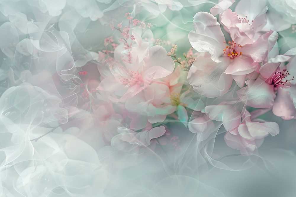 抽象的なお花のイメージ