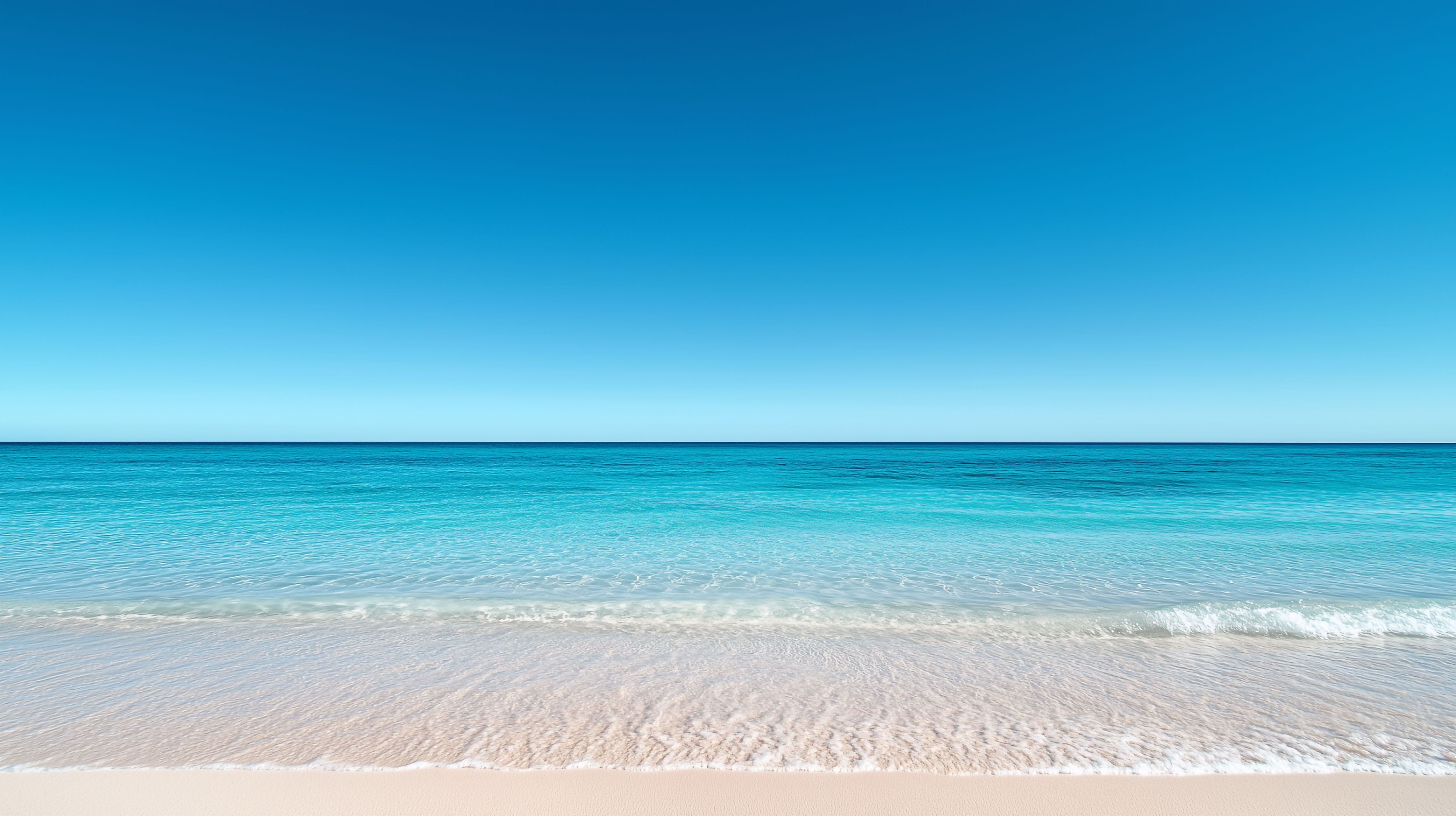 青い海と白い砂浜
