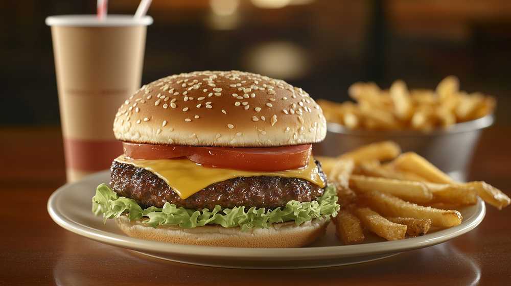 チーズバーガーセット