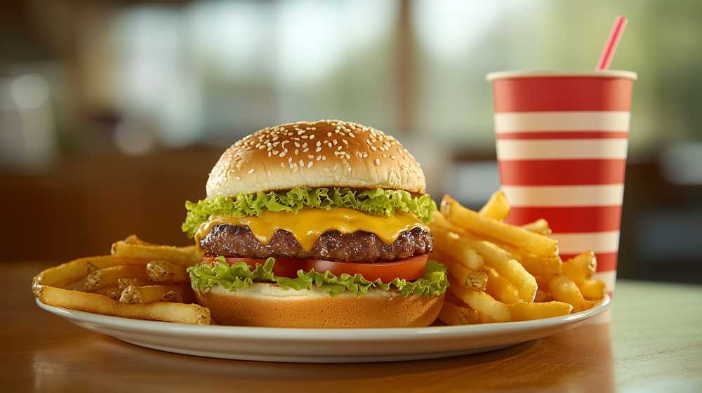 チーズバーガーセット
