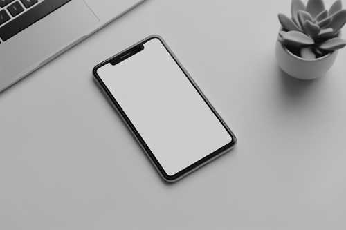 モックアップ用のスマホ