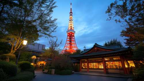 夜の東京タワー