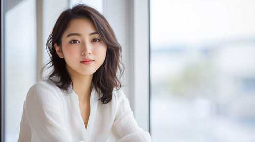 白いシャツを着た女性