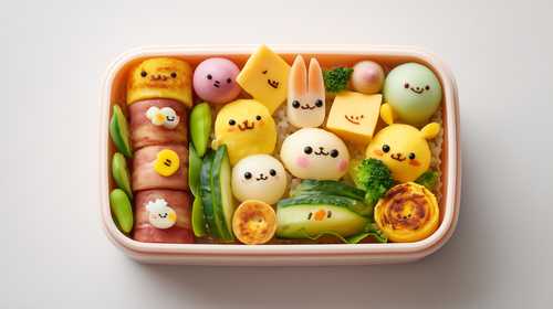 動物たちのかわいいキャラ弁