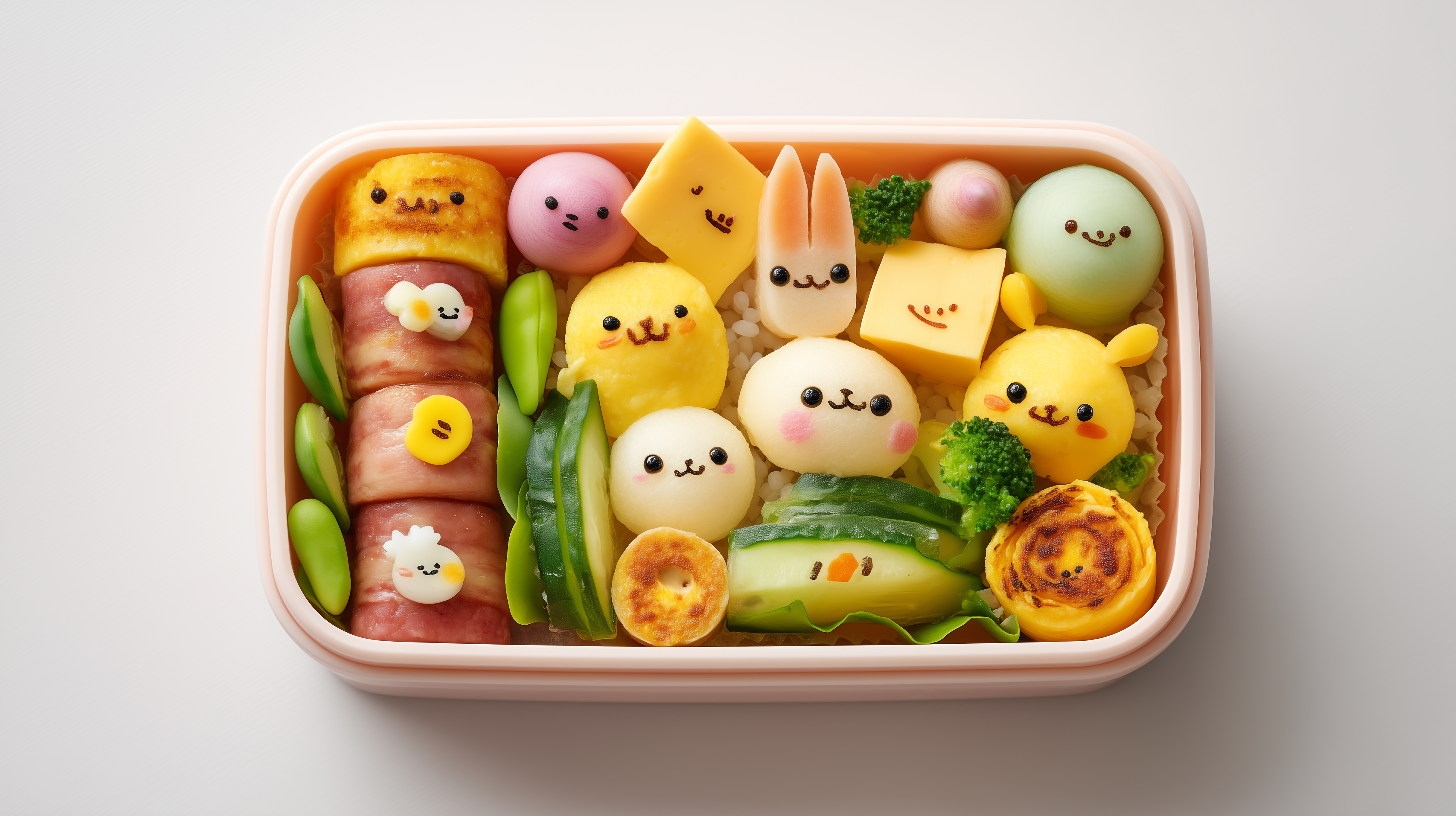 動物たちのかわいいキャラ弁
