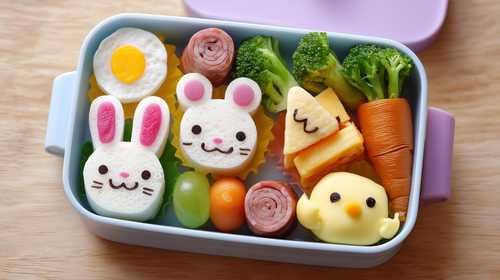 動物たちのかわいいキャラ弁