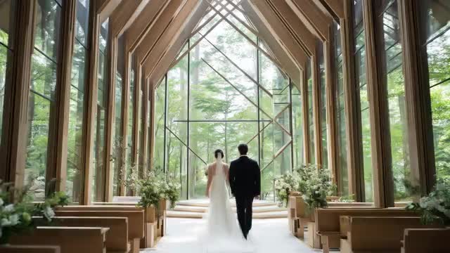 森の中の結婚式場