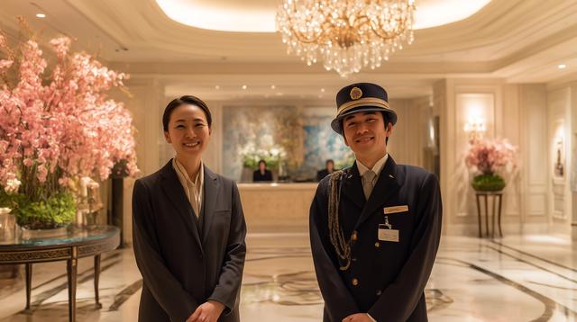 高級ホテルのスタッフ