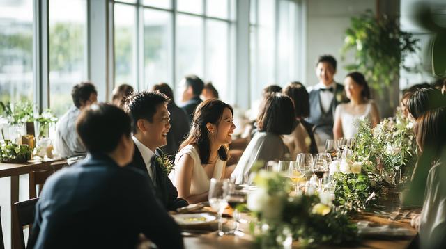 結婚パーティ