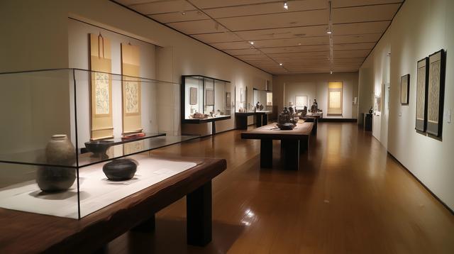 伝統工芸間,美術館