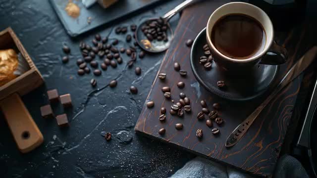 コーヒーとコーヒー豆