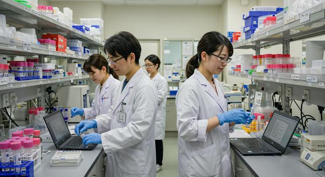 医療研究の様子