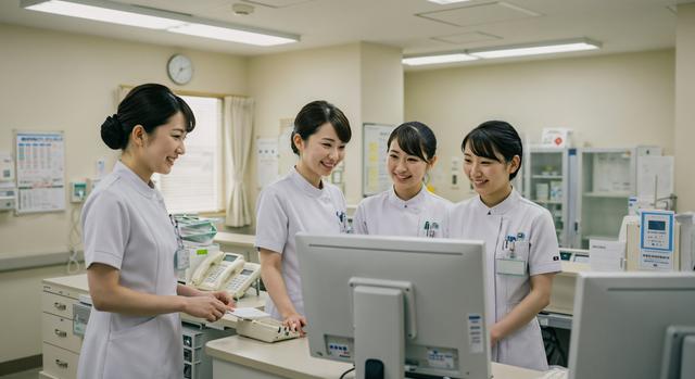 クリニックで働く看護師たち